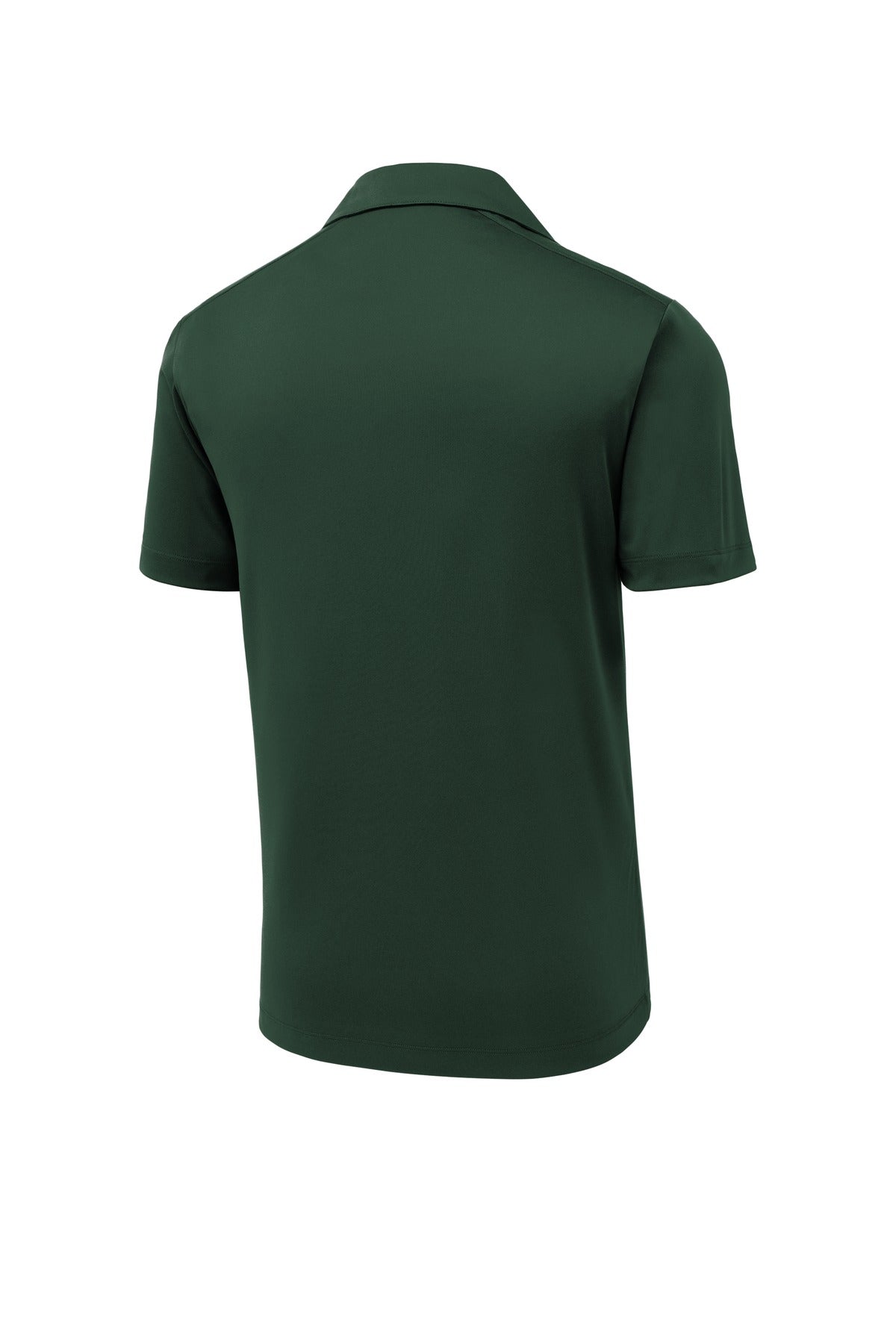 Rear View of Forest Green Sport-Tek Posi-UV Pro Polo. ST520