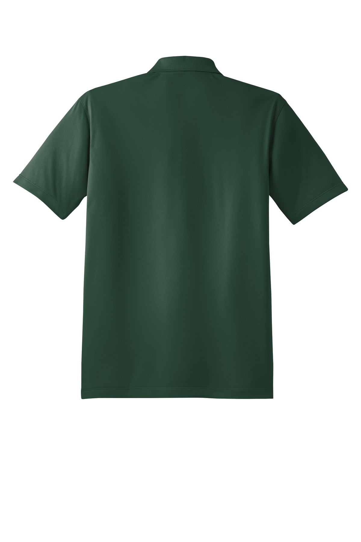 Rear View of Forest Green Sport-Tek Tall Micropique Sport-Wick Polo. TST650