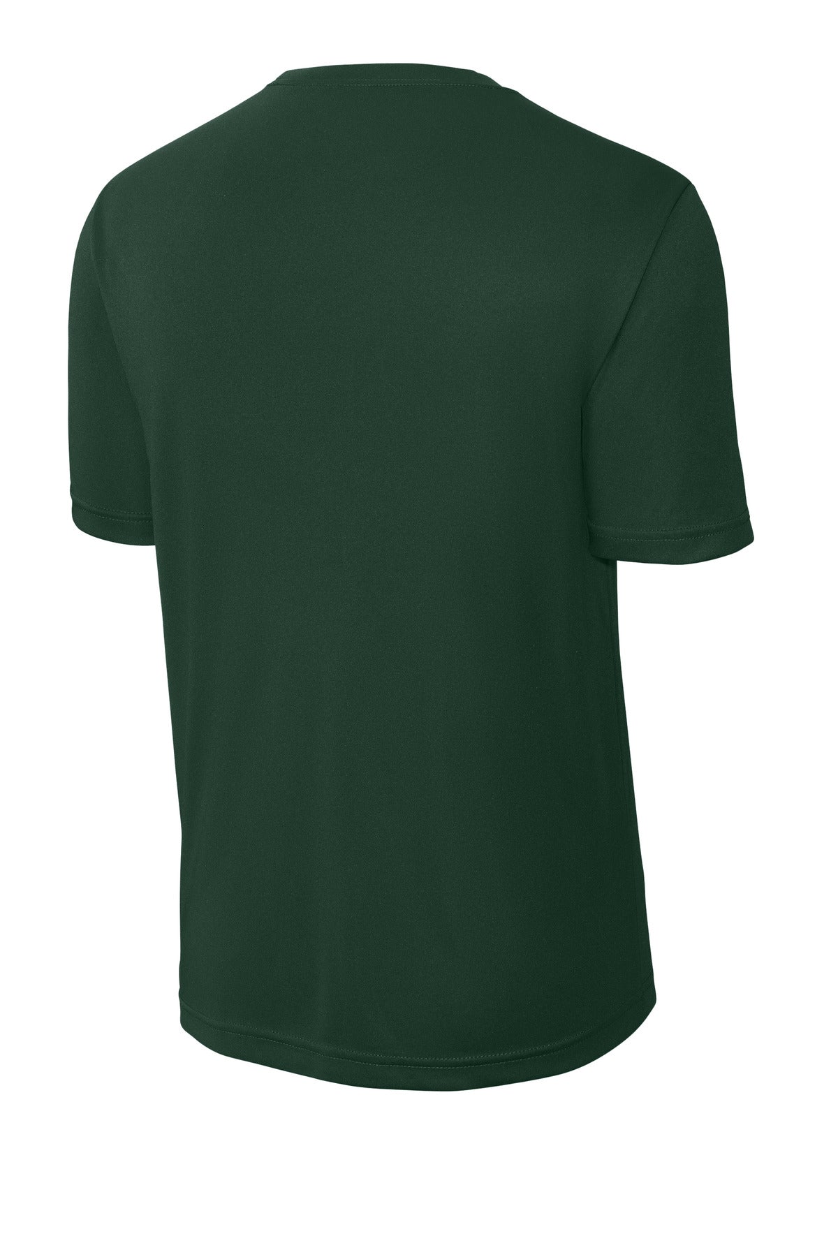 Rear View of Forest Green Sport-Tek Tall PosiCharge Competitor Tee. TST350