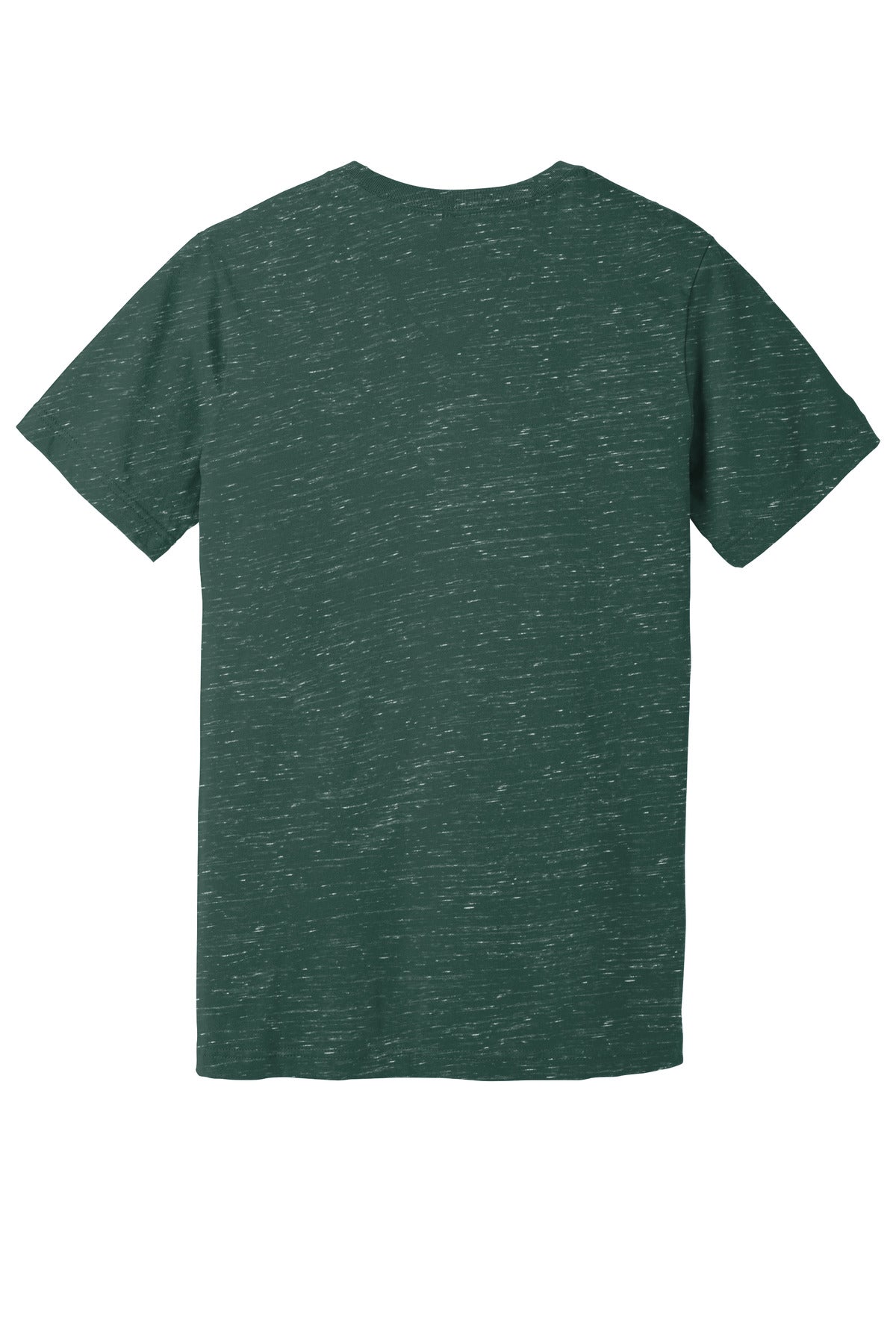 Rear View of ForestMrbl BELLA+CANVAS Unisex Textured Jersey V-Neck Tee BC3655