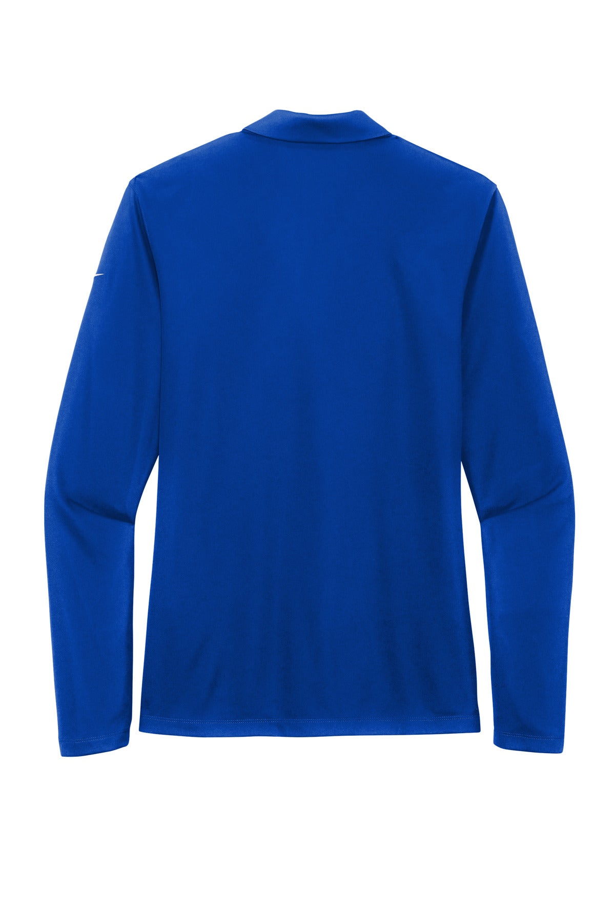 Rear View of GameRoyal Nike Women's Dri-FIT Micro Pique 2.0 Long Sleeve Polo NKDC2105