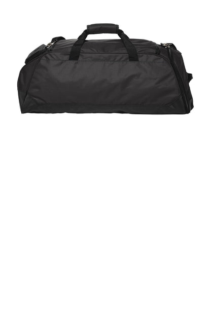 Rear View of Gear Grey/Blk OGIO Transition Duffel. 411097
