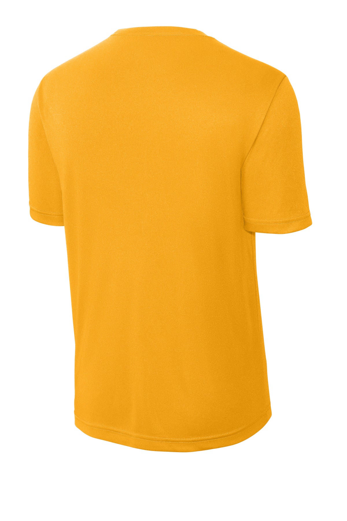 Rear View of Gold Sport-Tek Tall PosiCharge Competitor Tee. TST350