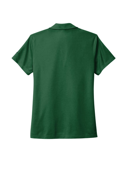 Rear View of GorgeGreen Nike Women's Dri-FIT Micro Pique 2.0 Polo NKDC1991