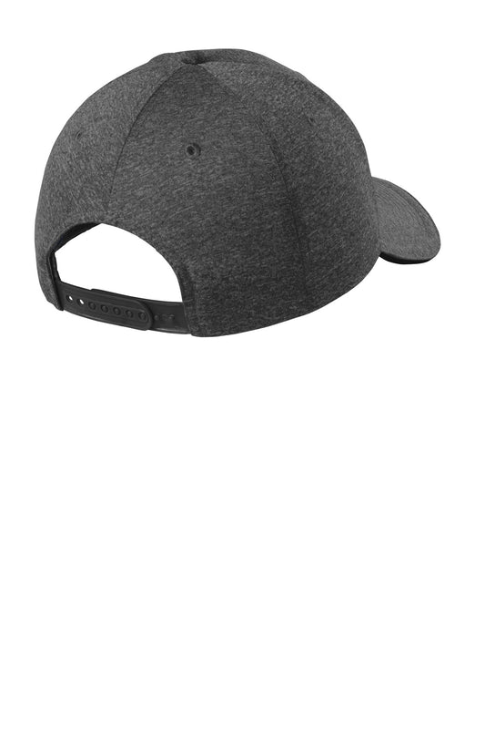 Rear View of Graph He/Black Sport-Tek Contender Snapback Cap. STC44