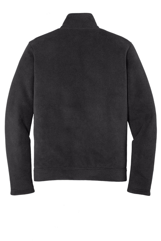 Rear View of Graph/Dp Black Port Authority Ultra Warm Brushed Fleece Jacket. F211