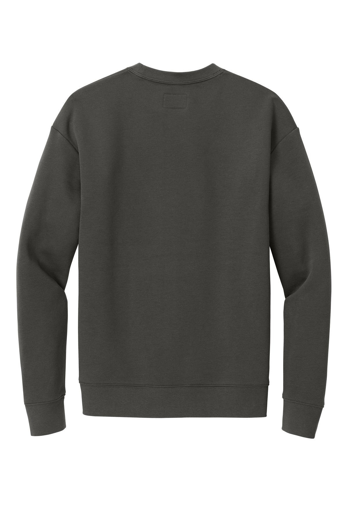 Rear View of Graphite New Era Heritage Fleece Pocket Crew NEA527