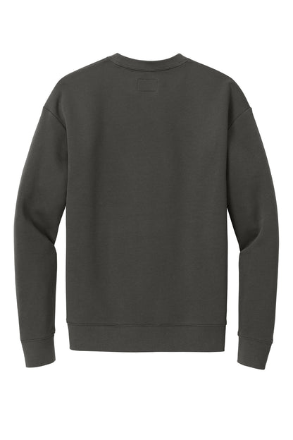 Rear View of Graphite New Era Heritage Fleece Pocket Crew NEA527