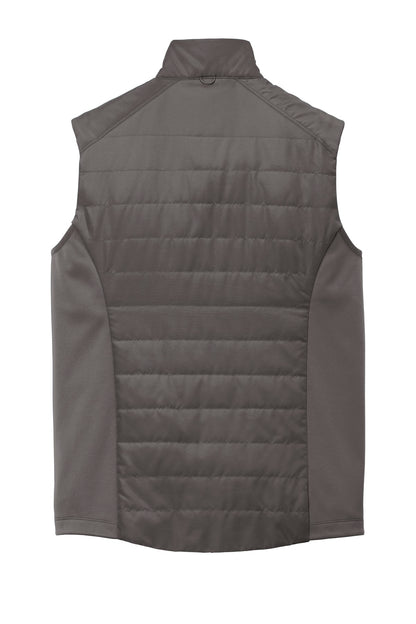 Rear View of Graphite Port Authority Collective Insulated Vest. J903