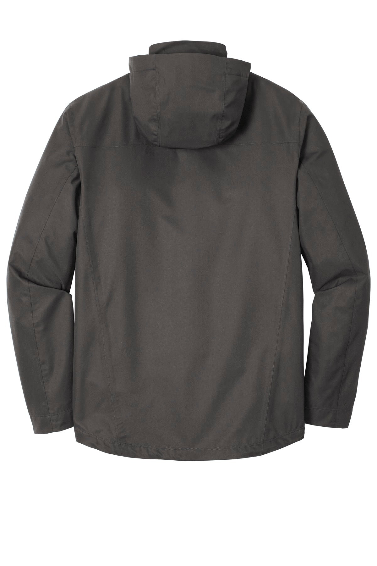 Rear View of Graphite Port Authority Collective Outer Shell Jacket. J900