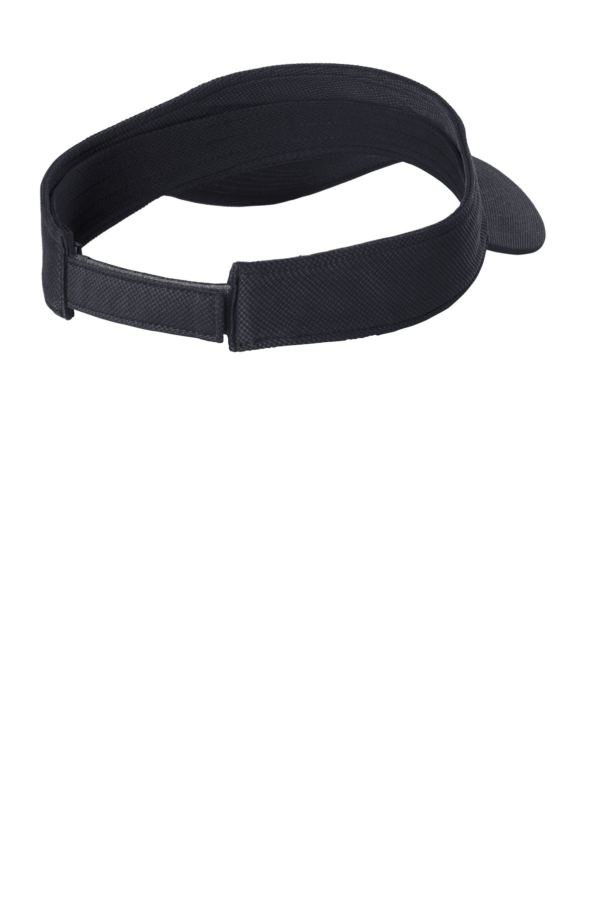 Rear View of Graphite Sport-Tek Action Visor. STC51