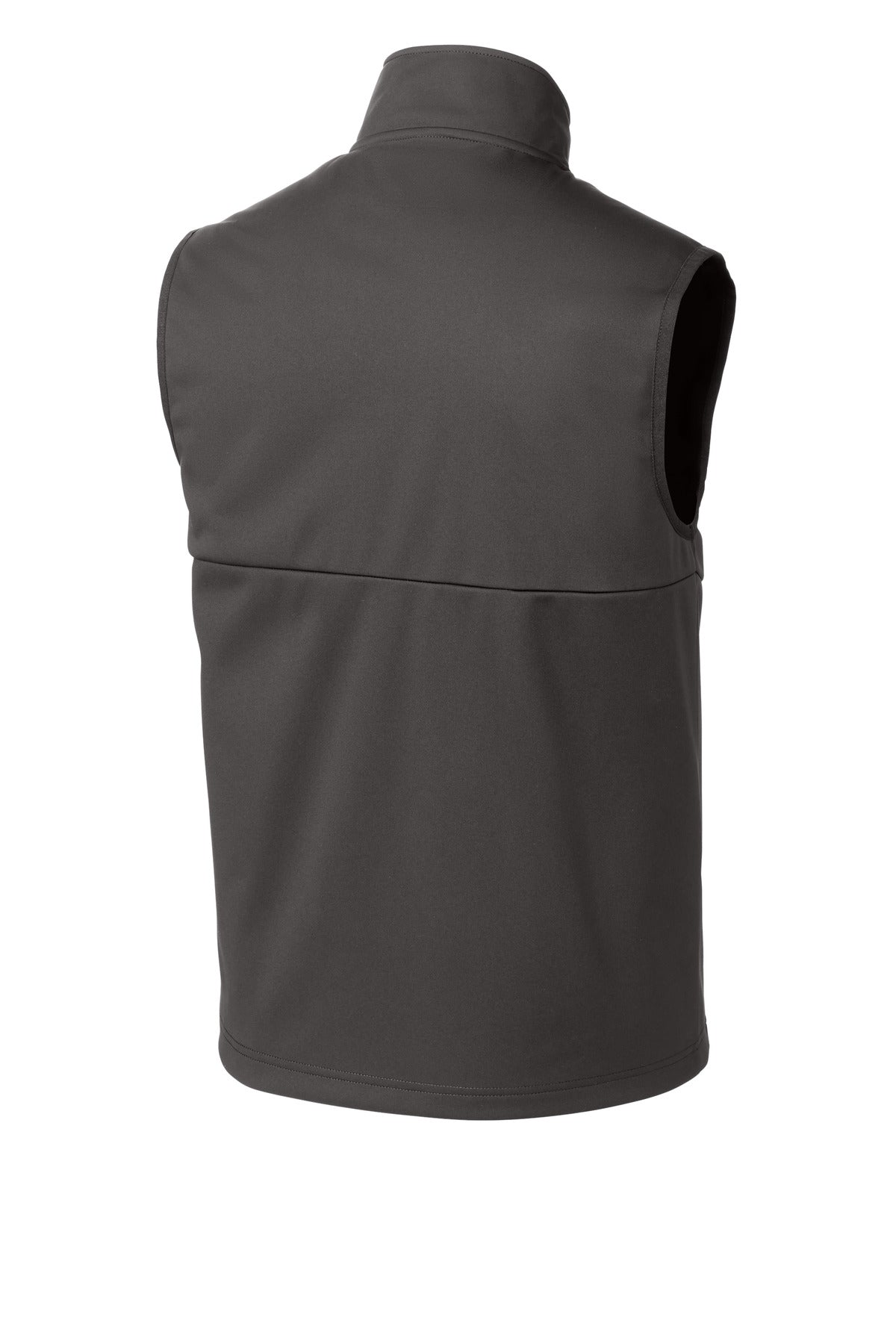 Rear View of Graphite Sport-Tek Soft Shell Vest ST981