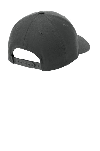 Rear View of Graphite Sport-Tek YP Classics Curve Bill Snapback Cap. STC43