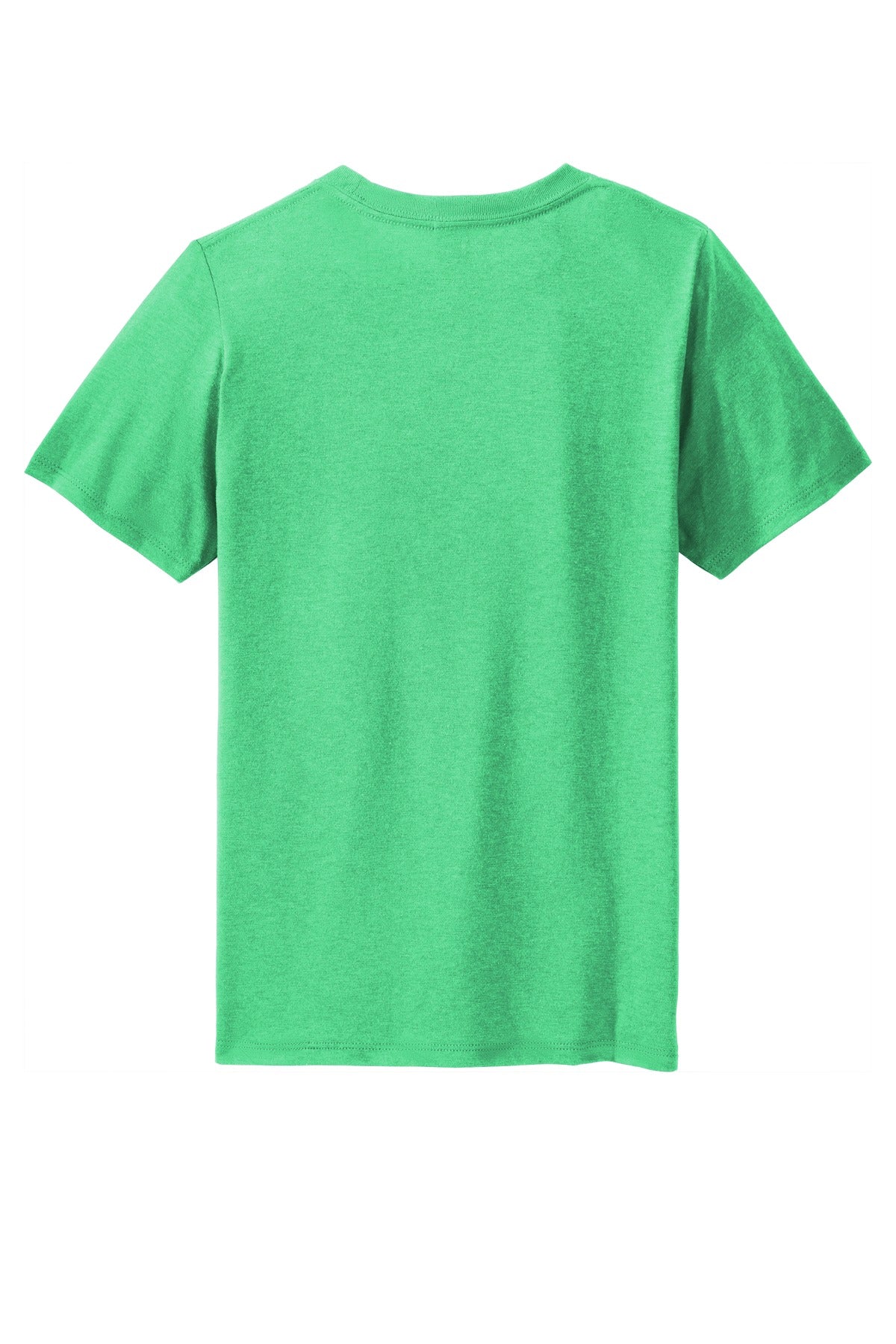 Rear View of Green Frost District Youth Perfect Tri Tee. DT130Y