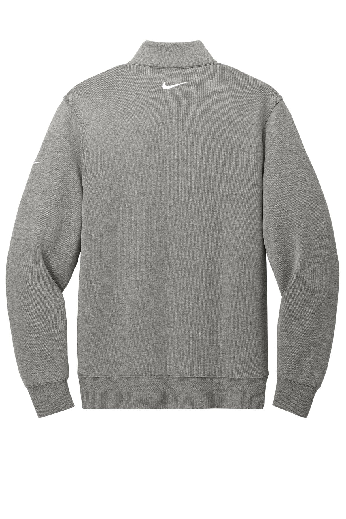 Rear View of Grey Nike Dri-FIT Corporate 1/2-Zip NKFD9892
