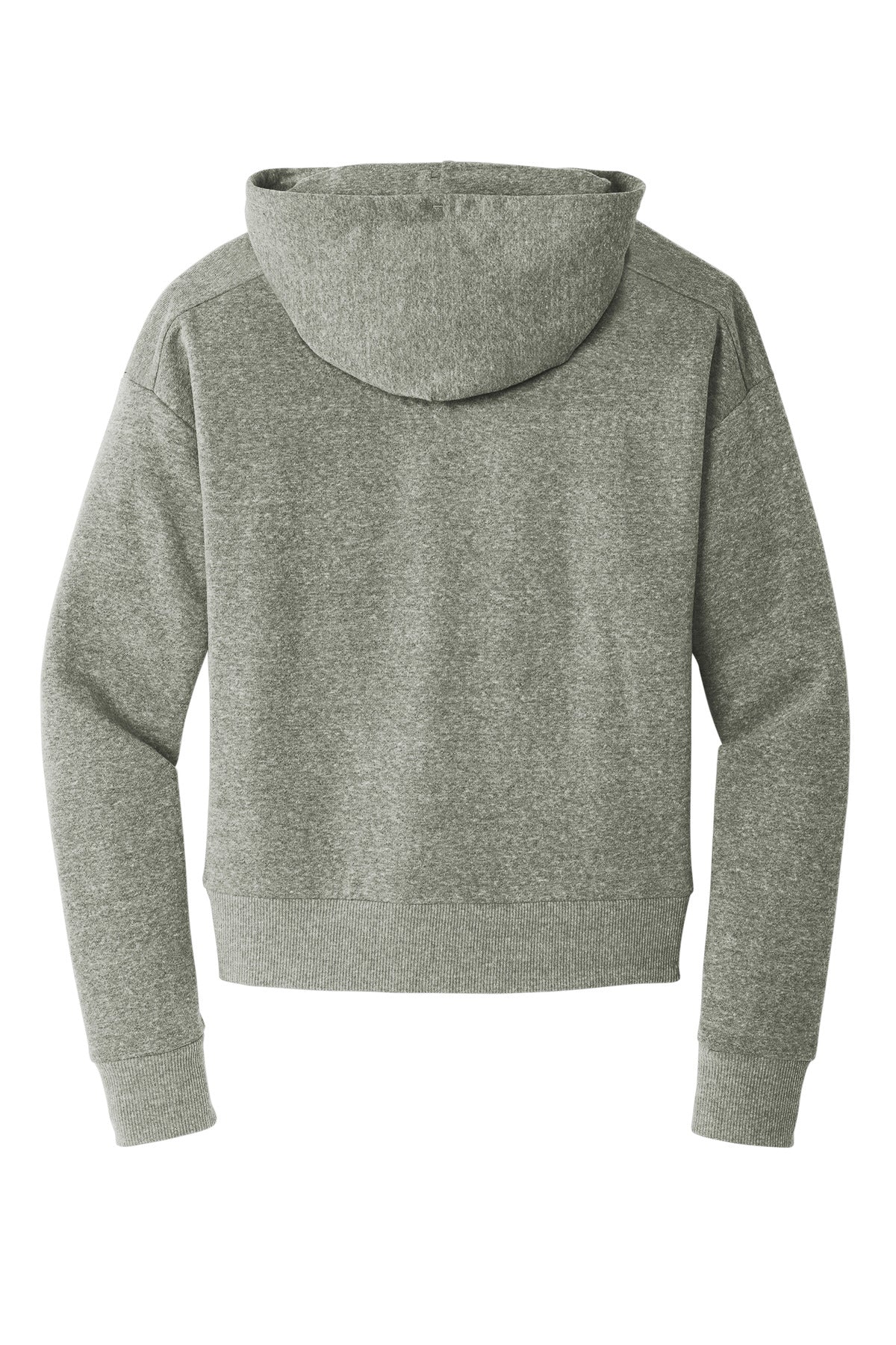 Rear View of GreyFrost District Women's Perfect Tri Fleece 1/2-Zip Pullover DT1311