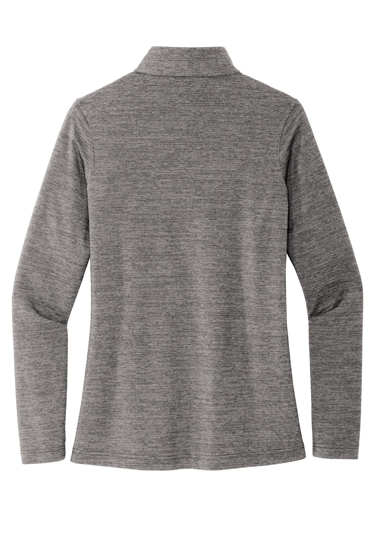 Rear View of GreyHthr TravisMathew Women's Crestview 1/4-Zip TM1WW003