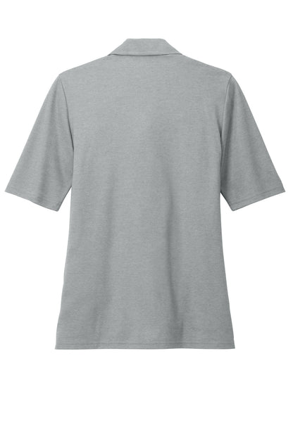 Rear View of GreyHthr TravisMathew Women's Sunsetters Polo TM1LD004