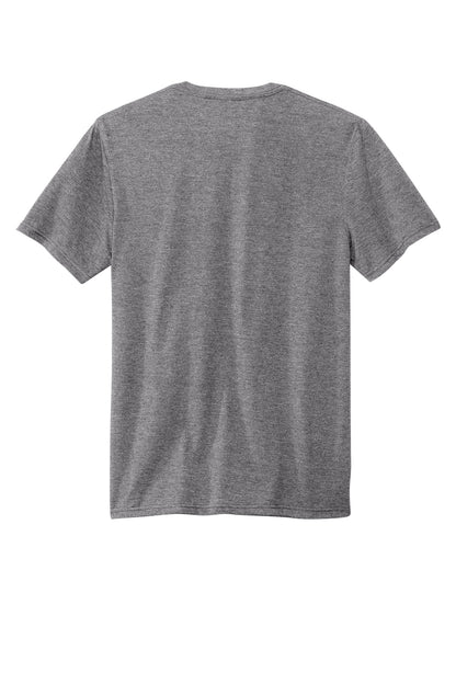 Rear View of GreyHthr Volunteer Knitwear Tri Tee VL40
