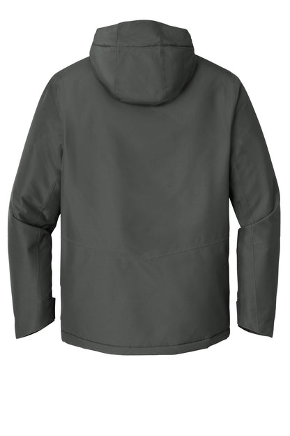 Rear View of GreySmoke Port Authority Venture Waterproof Insulated Jacket J362