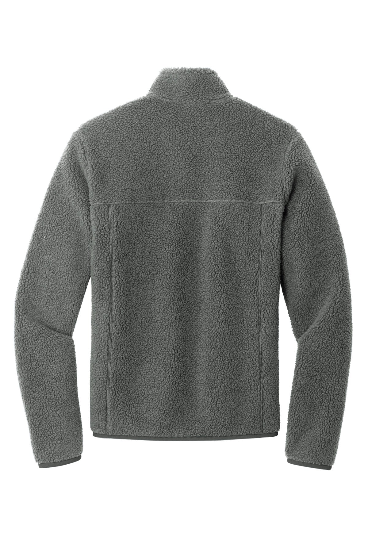 Rear View of GreySteel Port Authority Camp Fleece Snap Pullover F140