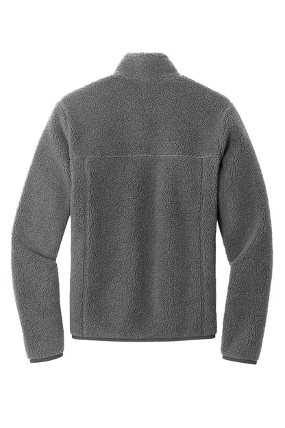 Rear View of GreySteel Port Authority Camp Fleece Snap Pullover F140