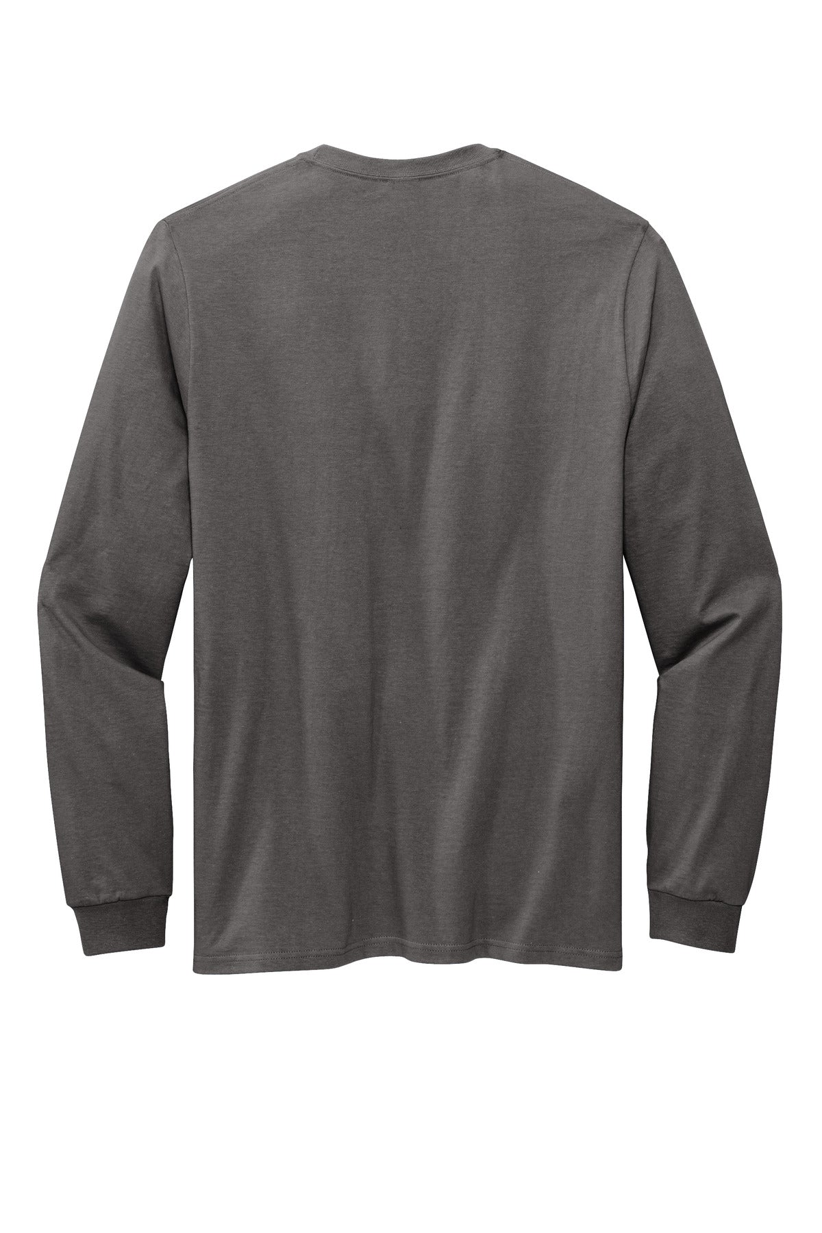 Rear View of GreySteel Volunteer Knitwear All-American Long Sleeve Tee VL100LS