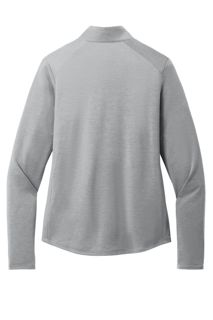 Rear View of Greystone OGIO Women's Motion 1/4-Zip LOG153