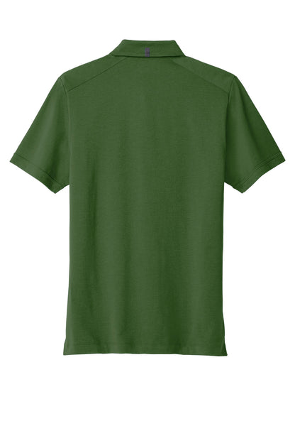 Rear View of Grit Green OGIO Limit Polo. OG138