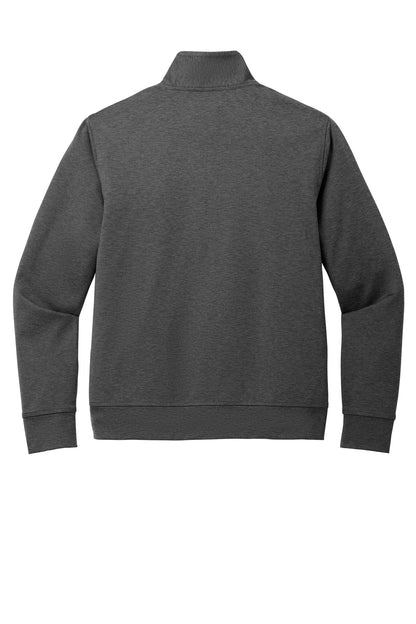 Rear View of GryStlHthr Port Authority C-FREE Double Knit Full-Zip K881