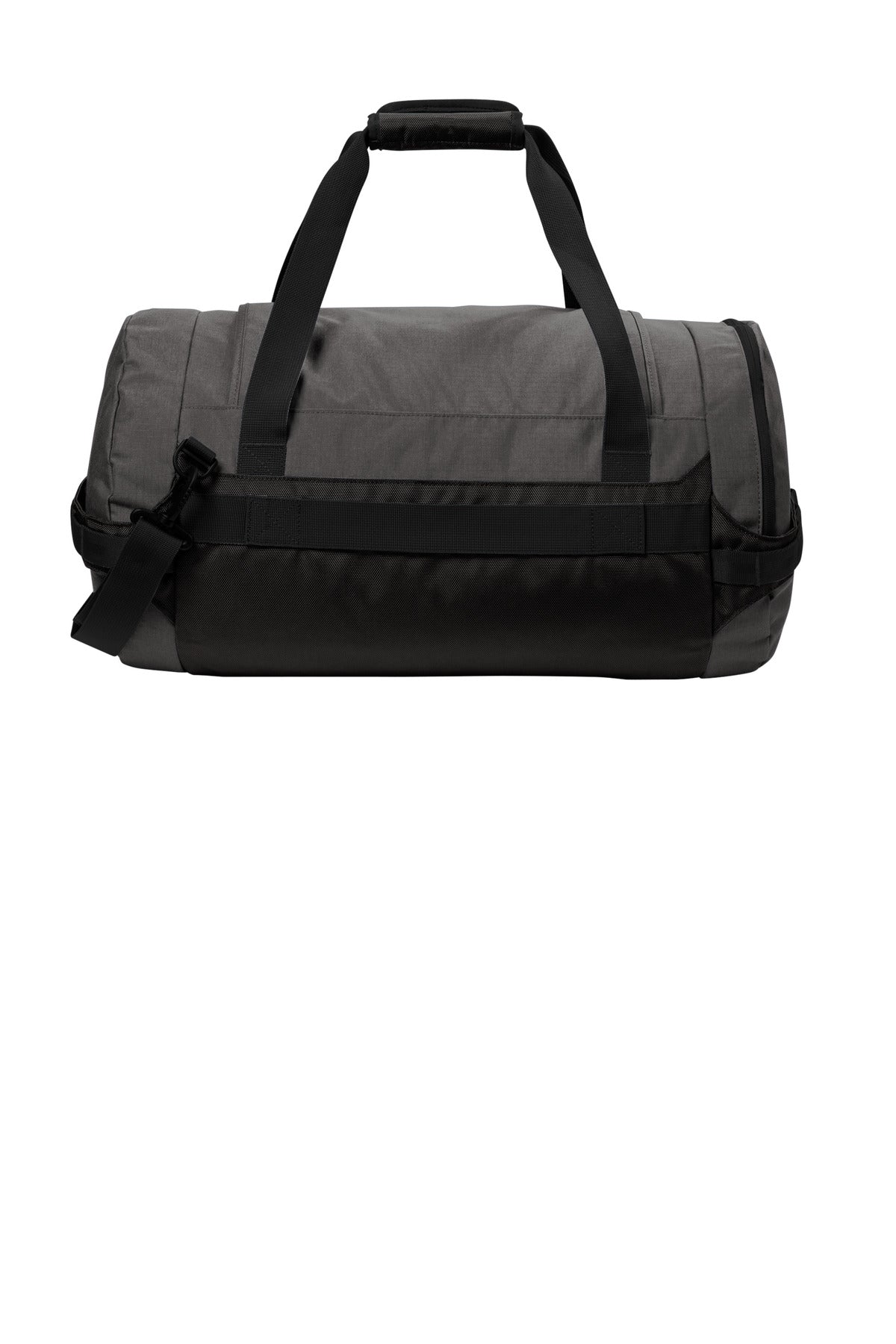 Rear View of GStHtr/Blk Eddie Bauer Tour Duffel EB905