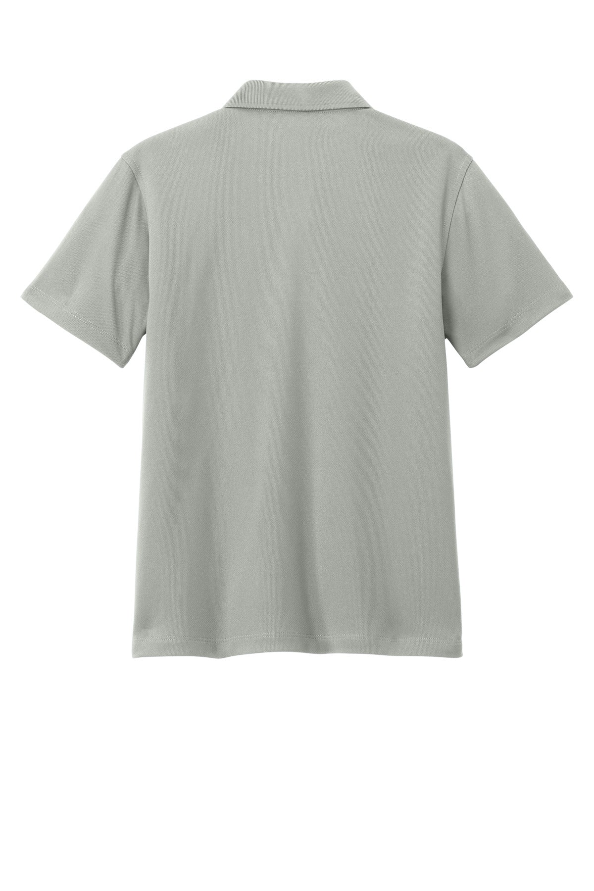 Rear View of GustyGrey Port Authority Youth Dry Zone UV Micro-Mesh Polo Y110