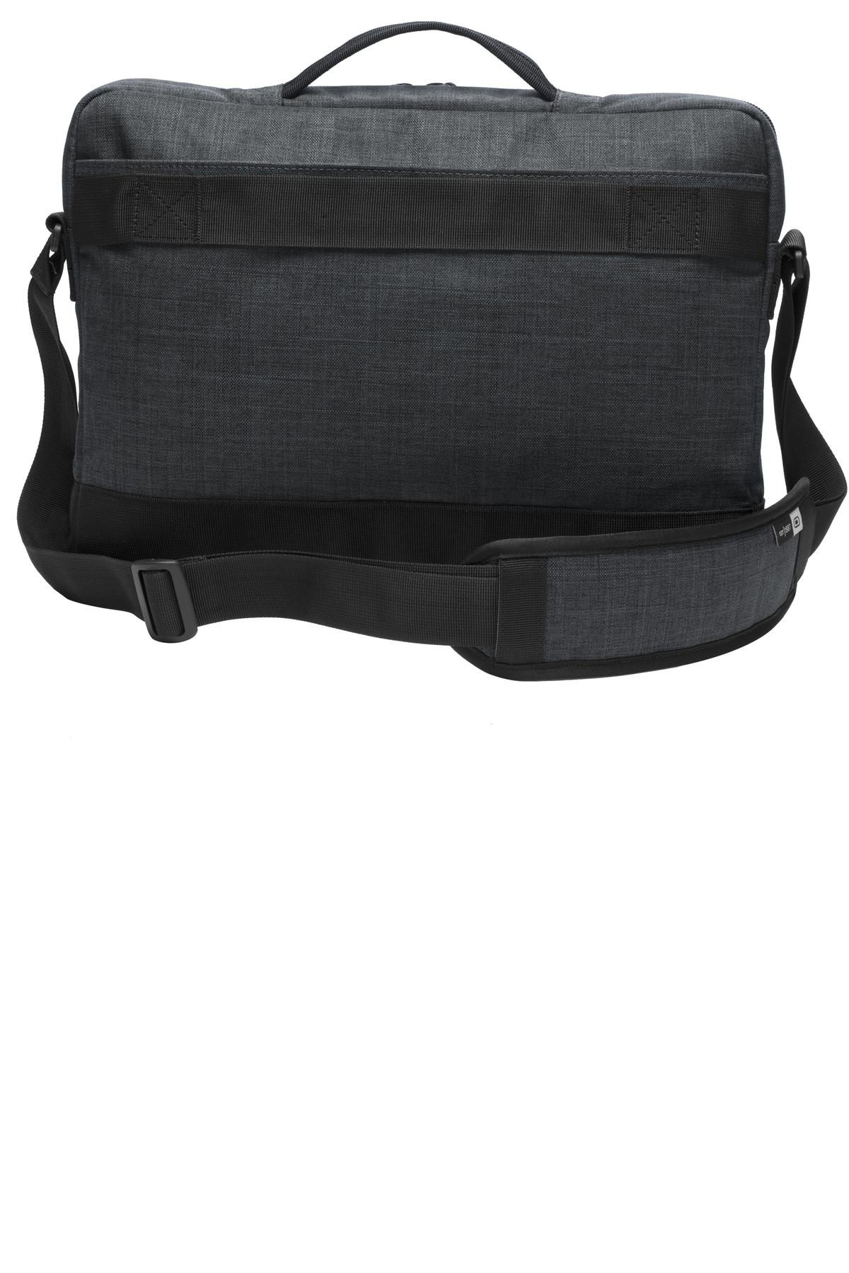 Rear View of Heather Grey OGIO Apex 15 Slim Case. 417051