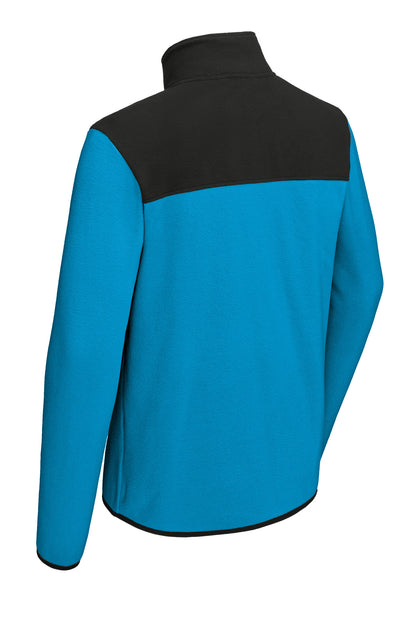Rear View of HeroB/TNFB The North Face Glacier Full-Zip Fleece Jacket NF0A7V4J