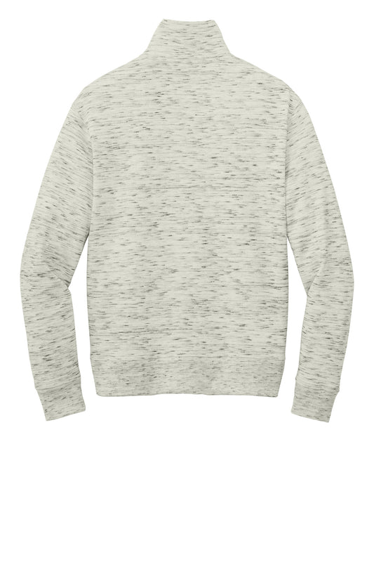 Rear View of HiRsGSpcDy tentree Women's Space Dye Fleece 1/4-Zip TTCW6108