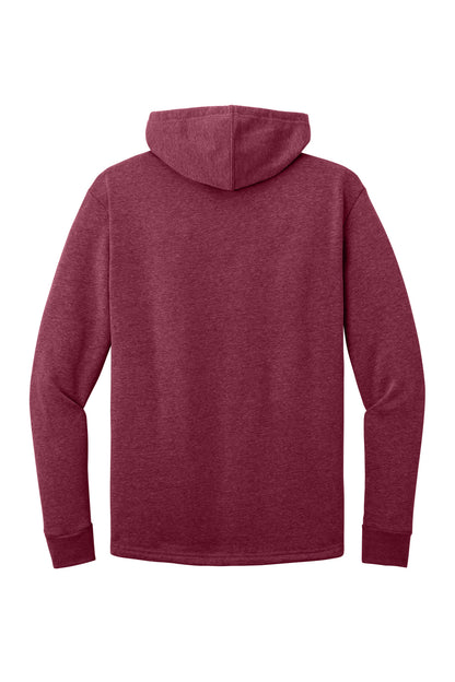 Rear View of HtCardinal Next Level Apparel Adult Malibu Pullover Hoodie. NL9300