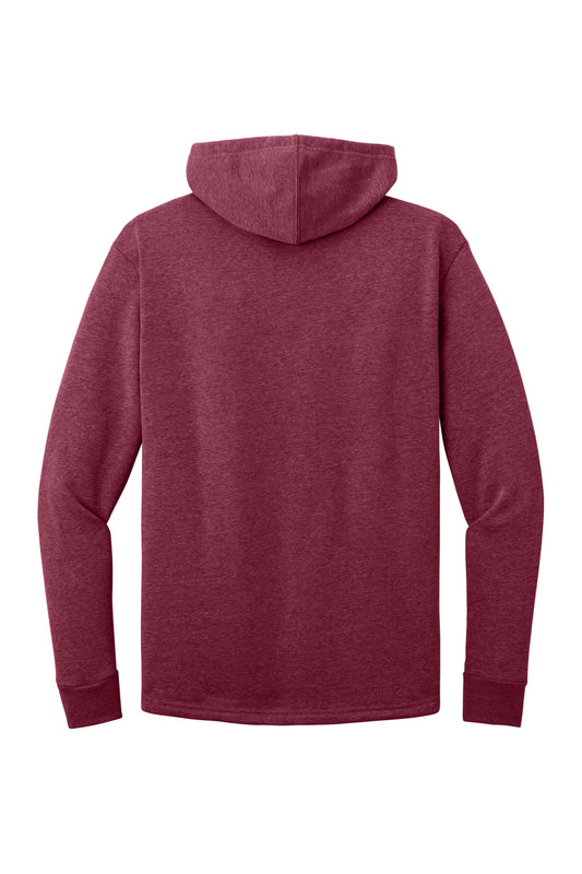 Rear View of HtCardinal Next Level Apparel Adult Malibu Pullover Hoodie. NL9300