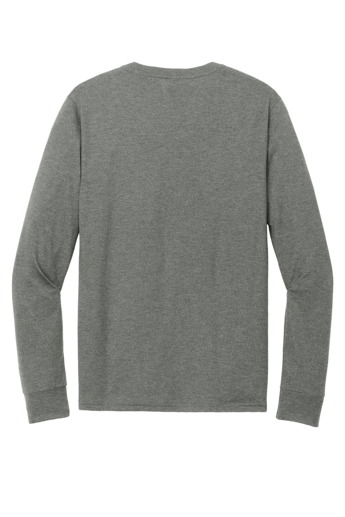 Rear View of HtdChar District Perfect Tri Long Sleeve Henley DT145