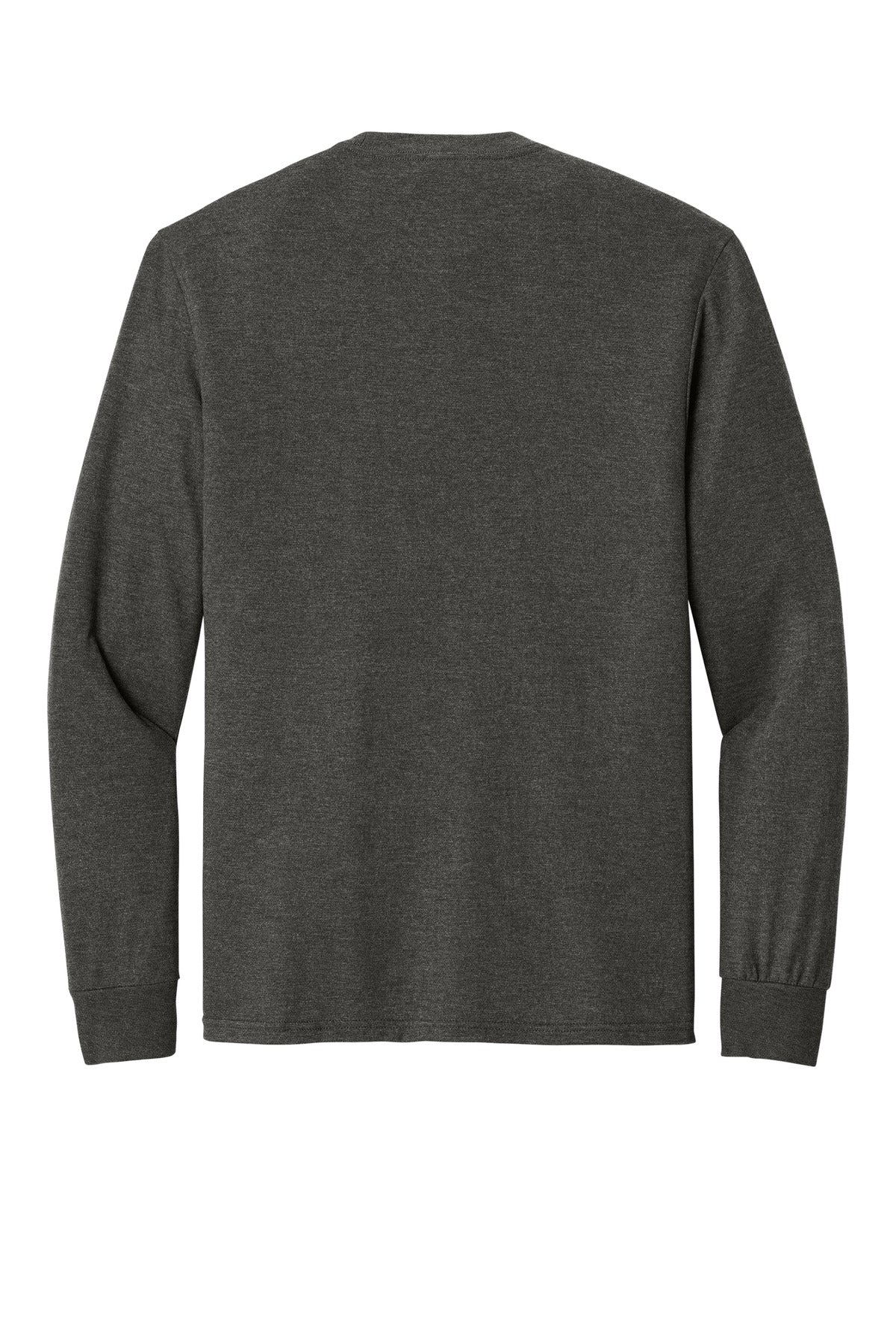 Rear View of HtdChar District Perfect Tri Long Sleeve Tee . DM132