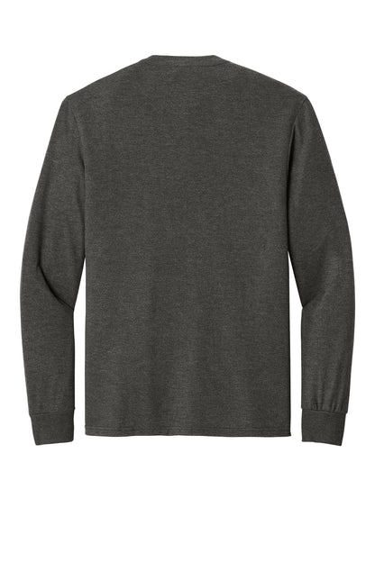 Rear View of HtdChar District Perfect Tri Long Sleeve Tee . DM132