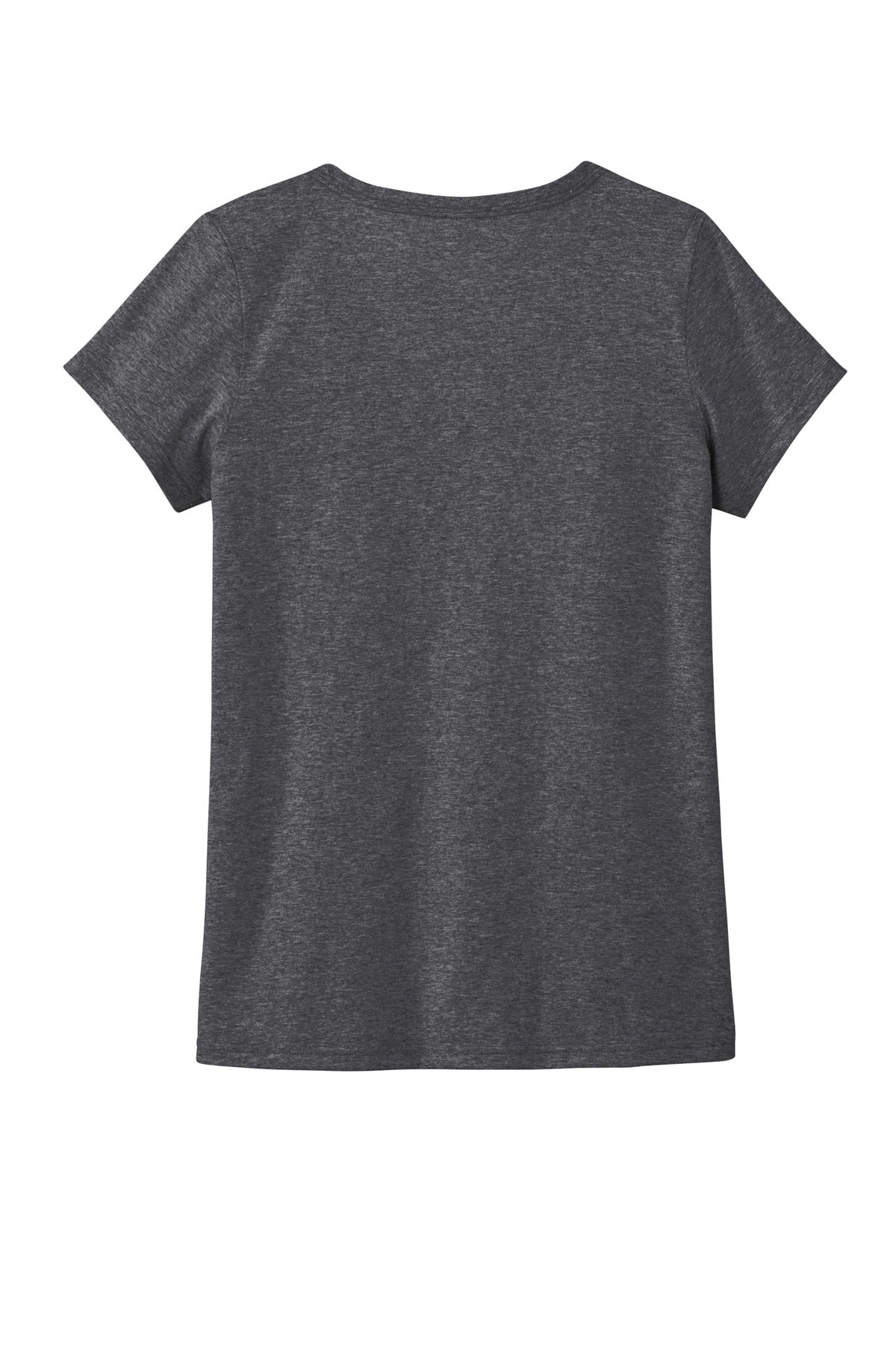 Rear View of HtdChar District Women's The Concert Tee V-Neck DT5002