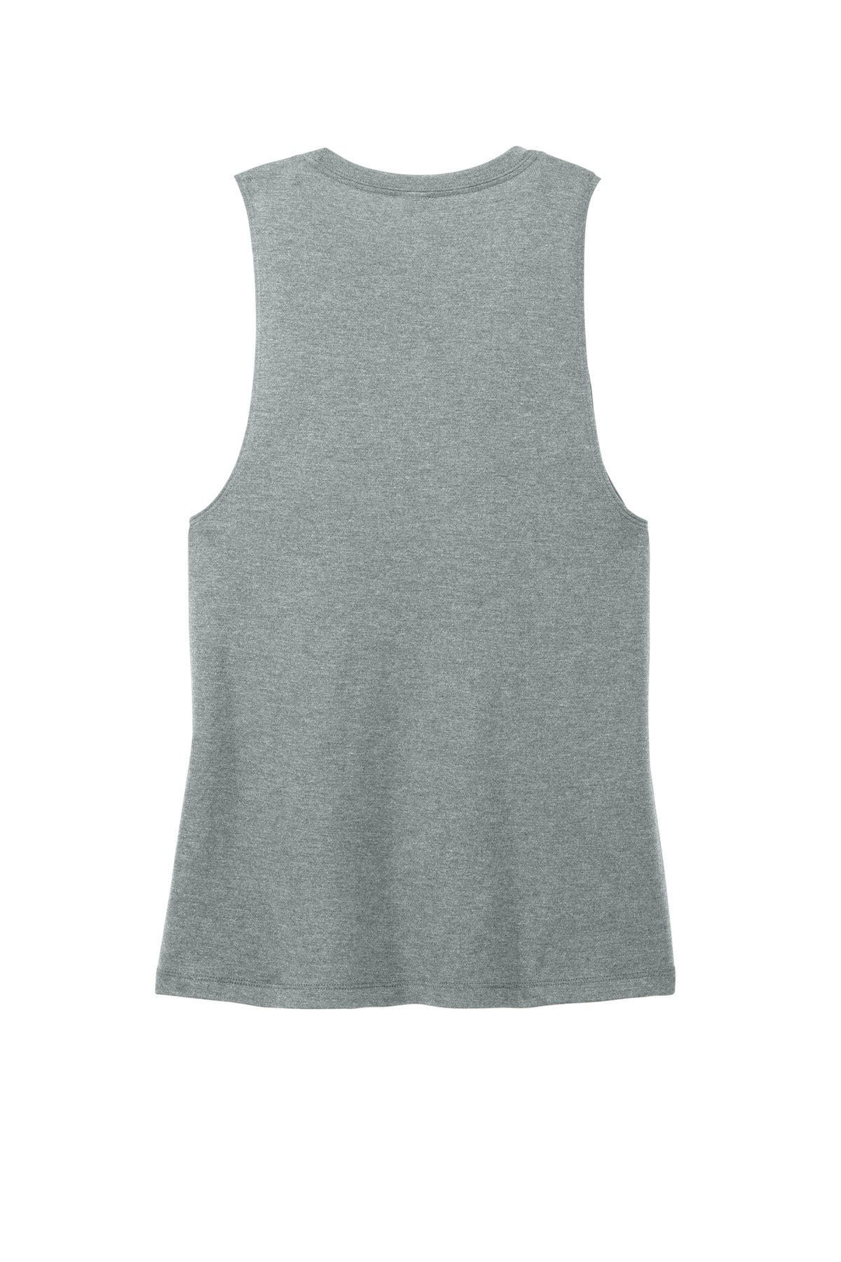 Rear View of HtdGrey District Women's Perfect Tri Muscle Tank DT153
