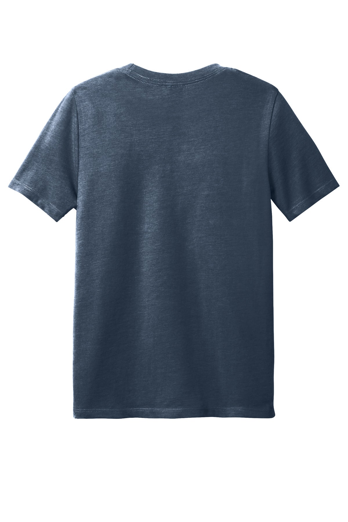 Rear View of HtdNavy District Youth Perfect Blend CVC Tee DT108Y