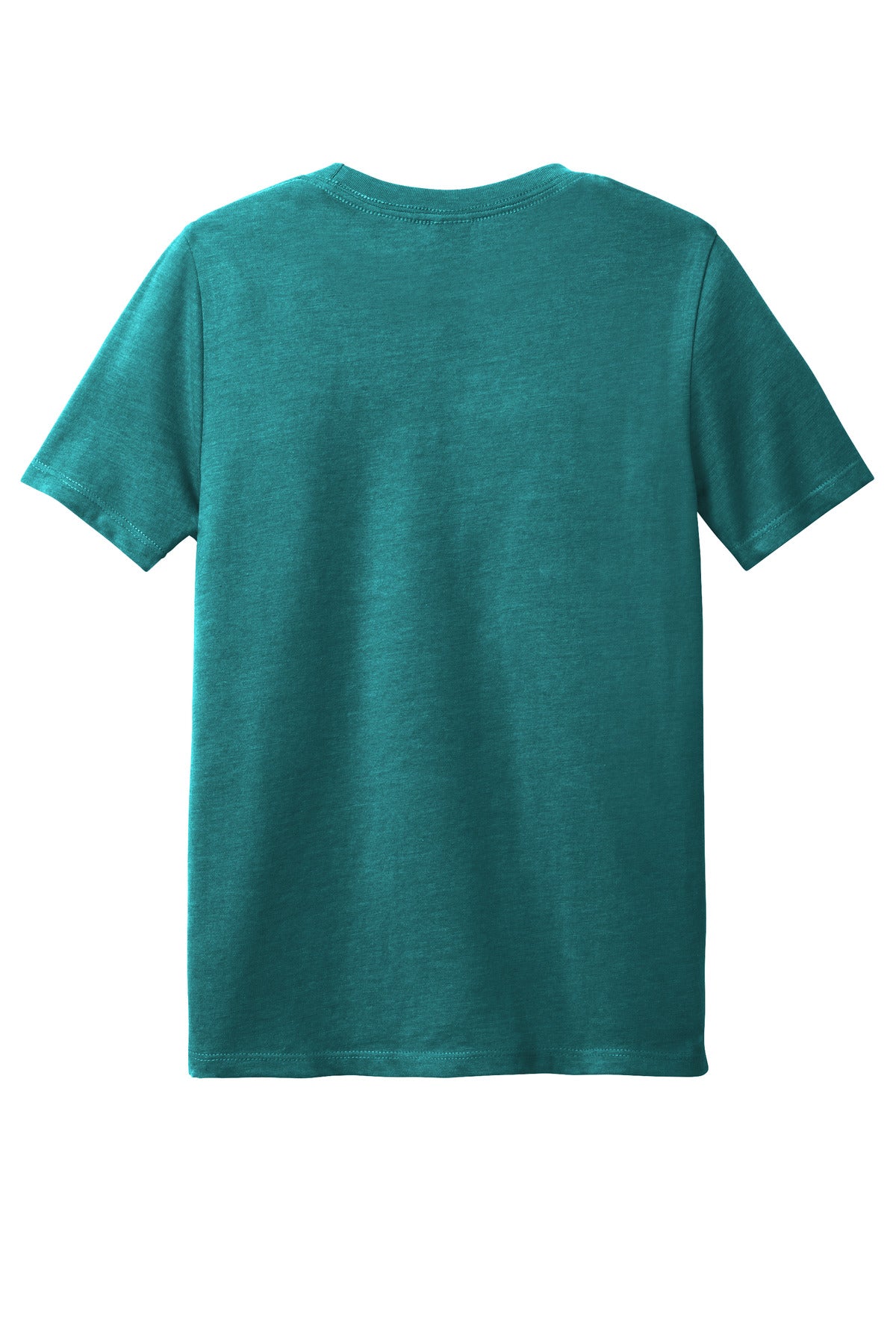Rear View of HtdTeal District Youth Perfect Blend CVC Tee DT108Y