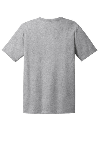 Rear View of Hthr Grey Gildan 100% Ring Spun Cotton T-Shirt. 980
