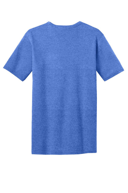 Rear View of Hthr Royal District Very Important Tee with Pocket. DT6000P