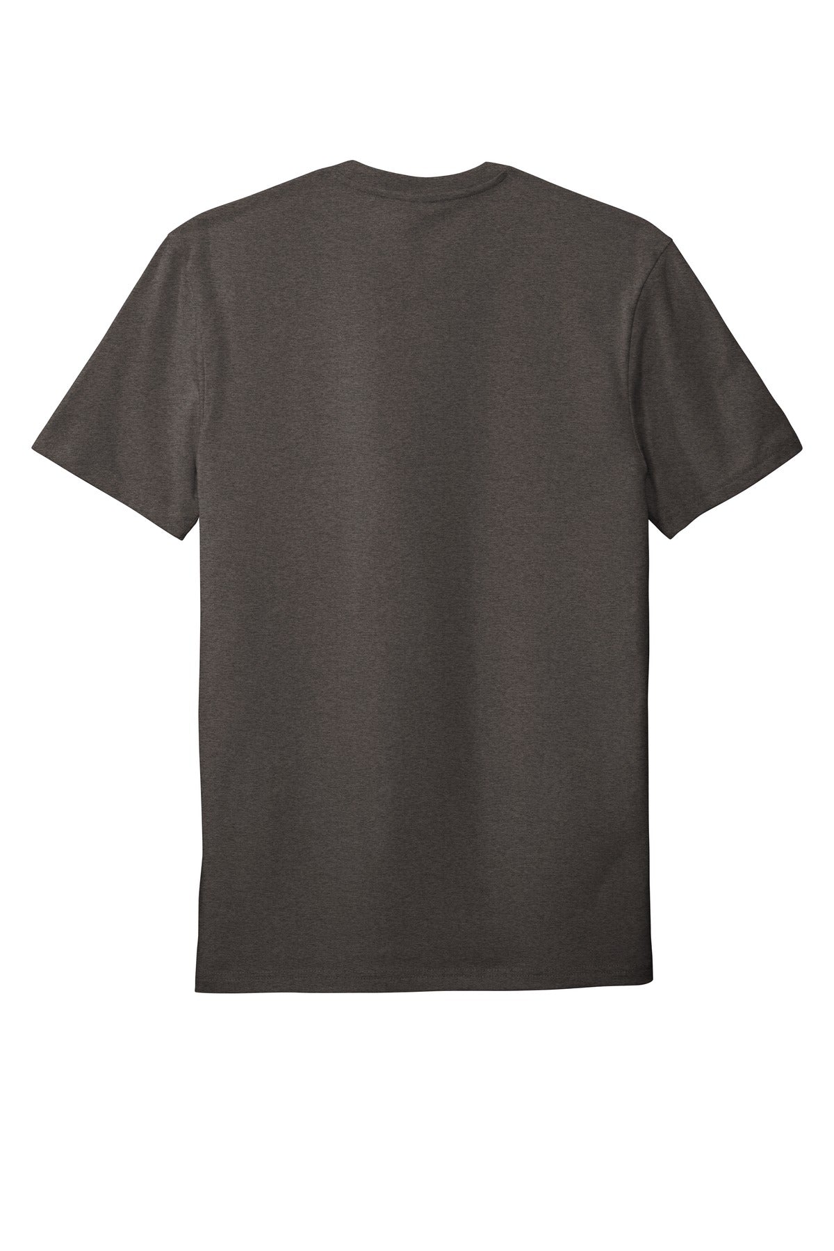 Rear View of Hthrd Charcoal District Flex Tee DT7500