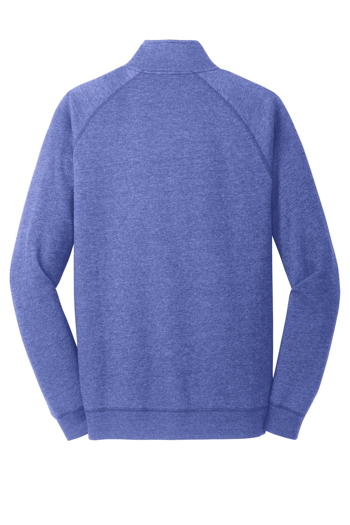 Rear View of Hthrd Deep Roy District Lightweight Fleece 1/4-Zip. DM392