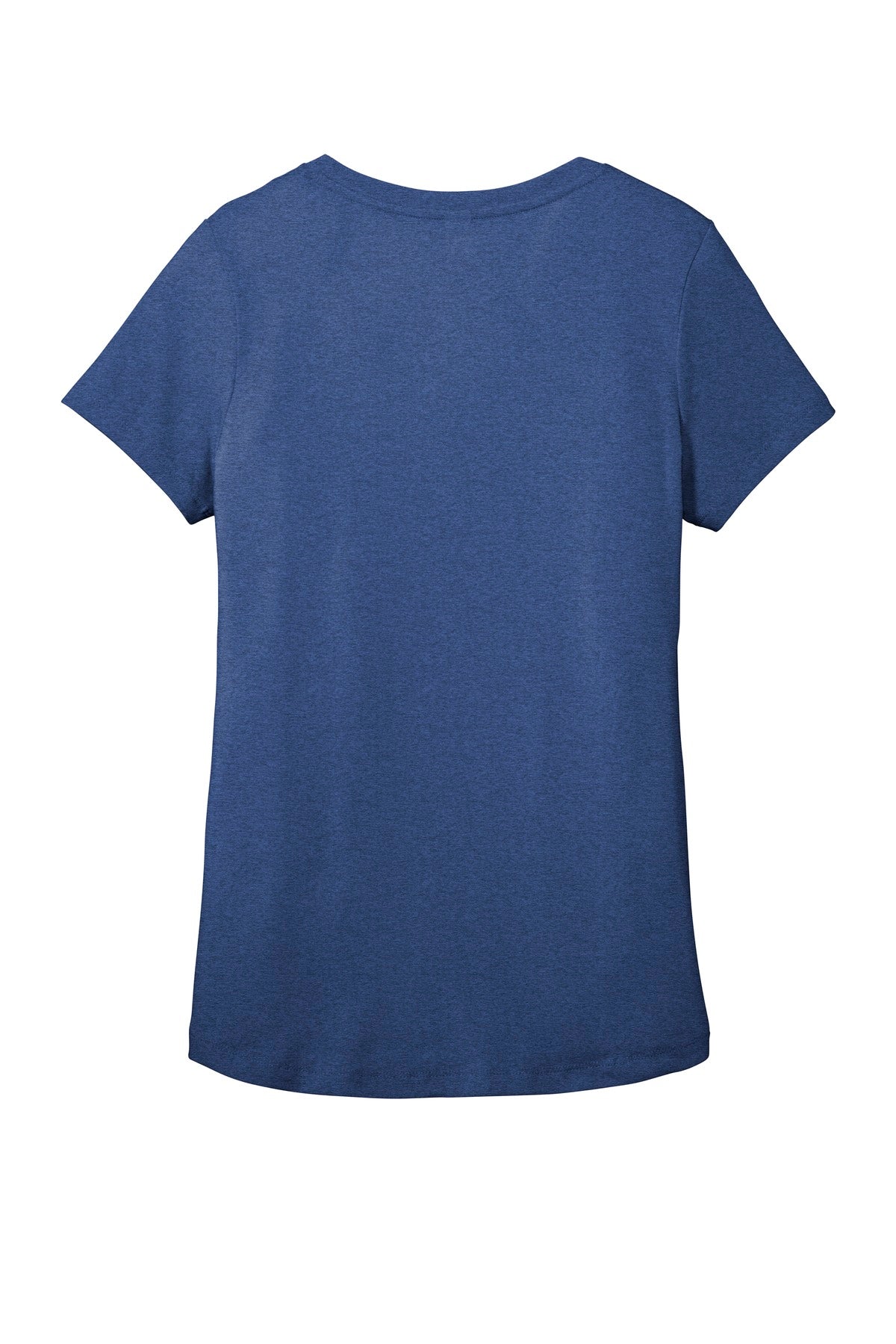 Rear View of Hthrd Deep Roy District Women's Flex Scoop Neck Tee DT7501