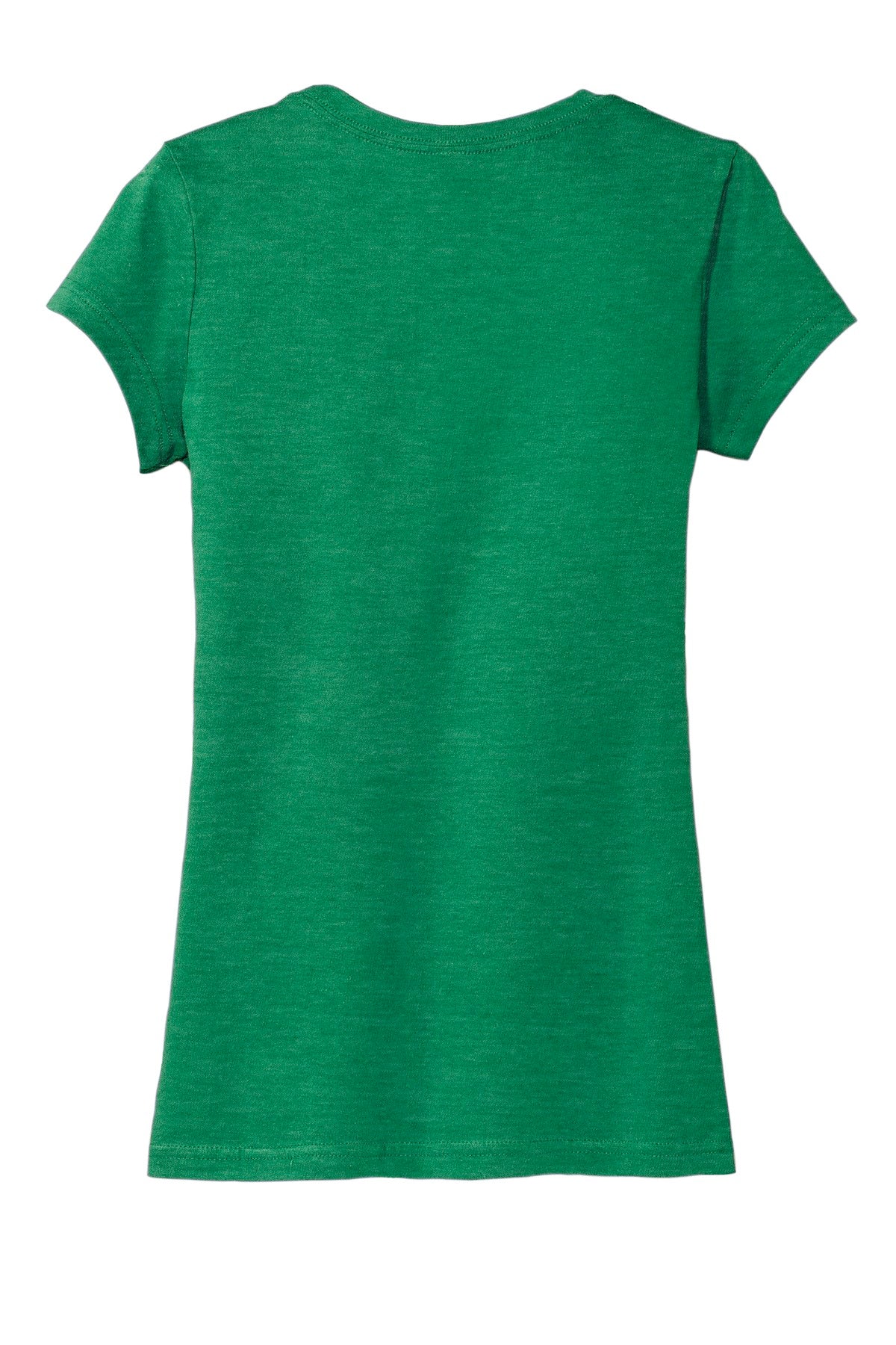 Rear View of Hthrd Kelly Gn District Women's Fitted Very Important Tee . DT6001